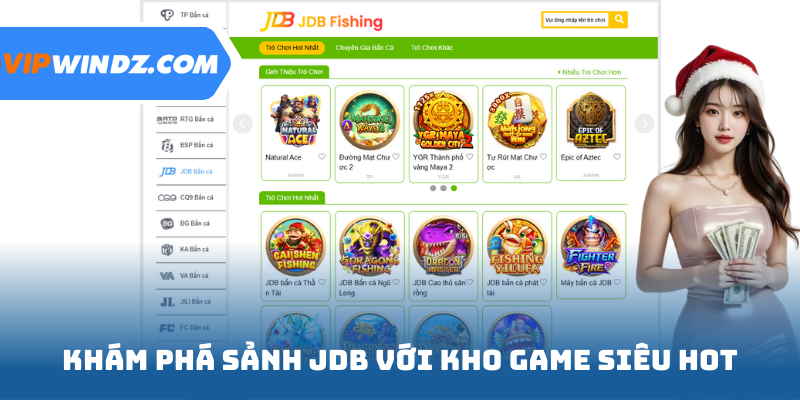 Khám phá sảnh JDB với kho game siêu hot