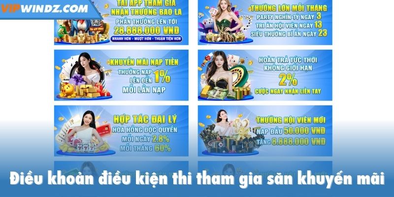 Điều khoản điều kiện thi tham gia săn khuyến mãi